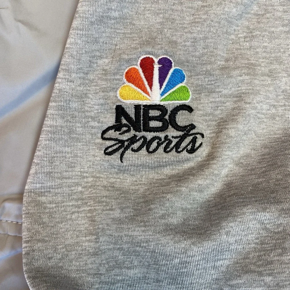 Cutter & Buck (NBC Sports), Men XXL Gray DryTec Zip‎ Up Jacket Golf New
